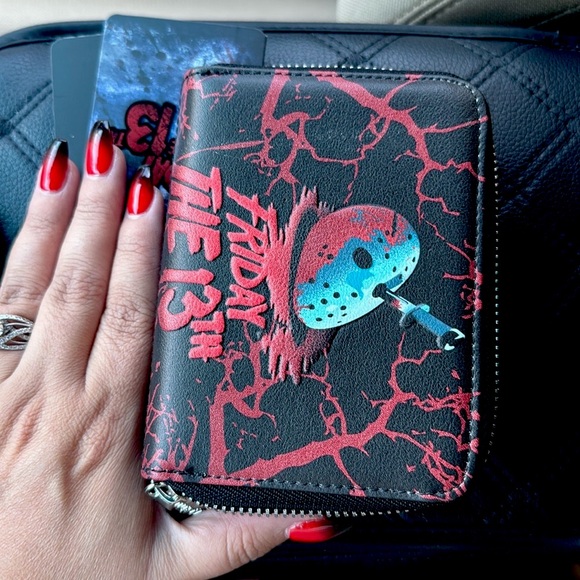 Loungefly Friday the 13th collection exclusive wallet NWT - Picture 7 of 7